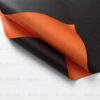 Pack of 20 Sheets Gift Wrapping Paper 57x57cm, 2-Colored Flower Wrap Paper (Available Color Options, 1 Pack 1 Color ) - 29# Black + Orange