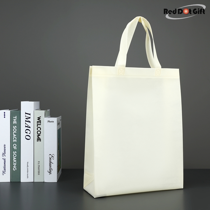 Vertical Shape A4 H38*30*10cm Non-Woven Reusable Tote Bag with Handles ...