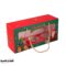 REDDOTGIFT 10-Pack DIY New Christmas Gift Box Cupcake ,Portable Paper Box,H13*26.5*9cm Gift Christmas cupcake packaging with cards inside,Empty Box - CMS-3D-GREEN