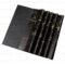 Pack of 20 Sheets Gift Wrapping Paper ( Model Type : Marble Design ) Size 57x57cm,Waterproof Flower Bouquet Wrapping Paper Used for DIY Crafts,Floral Wrapping Paper,Wrapping Paper for Flower Bouquet - Marble-Black