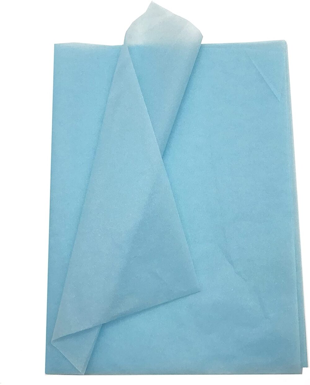 50-Sheets Light Blue Color Tissue Paper Size: 50 * 75 cm Wrapping DIY ...