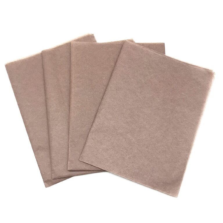 Pack of 50 Sheets Brown Color Tissue Paper  Size 50 * 75 cm wrapping DIY tissues 17-gram use for T Shirt, Dress, Abayas Wrapping.