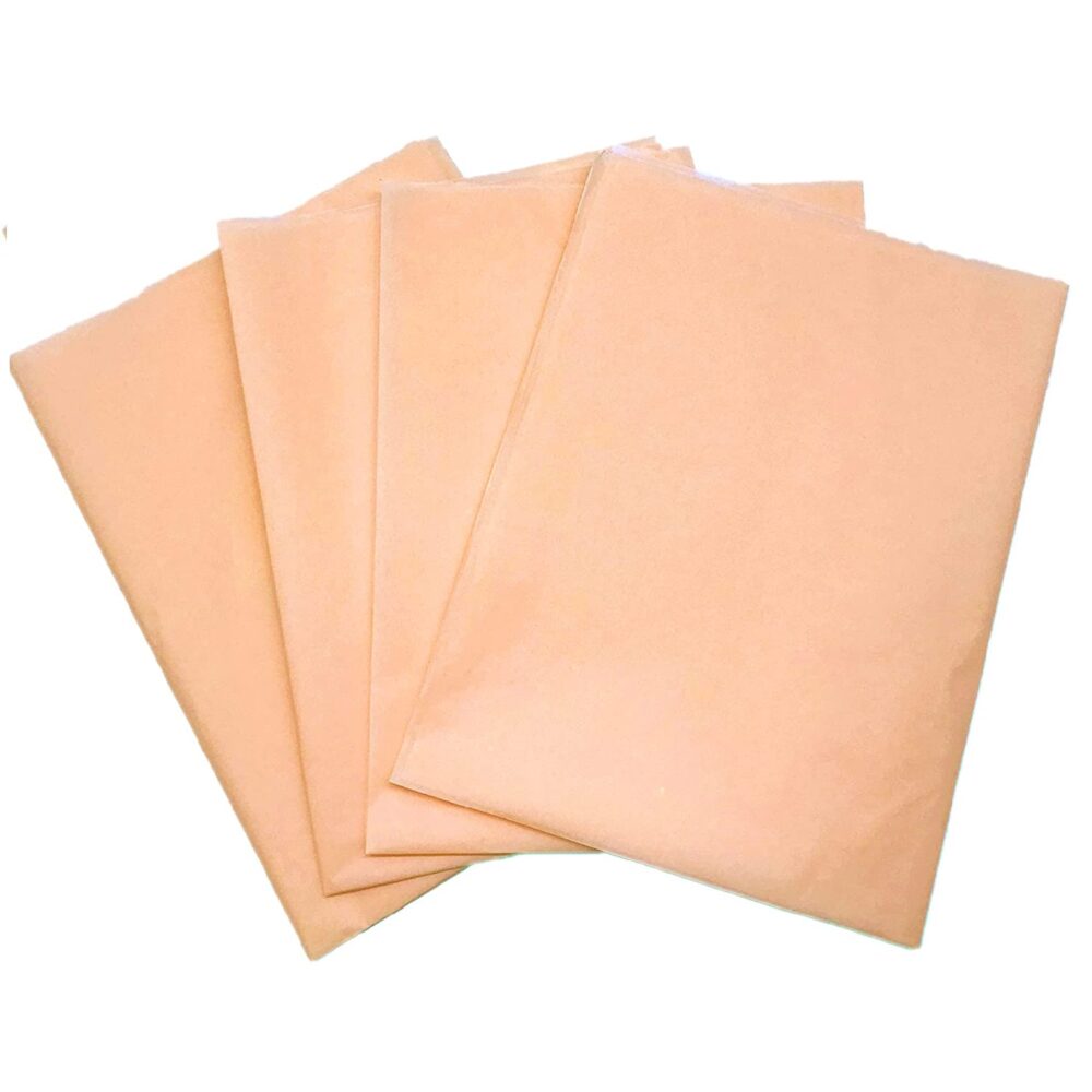 50 Sheets Peach Color Tissue Paper Size 50 75 Cm Wrapping Diy Tissues Red Dot T Trading 3672