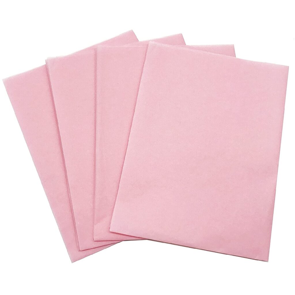 50 Sheets Light Pink Color Tissue Paper Size 50 75 Cm Wrapping Diy Tissues Red Dot T Trading 5058