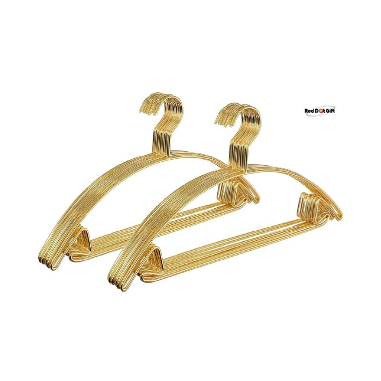 Golden Color Semi-Circle Metal Clothes Hanger Metal Wire Hanger for Suit Coat Clothes Home Garments