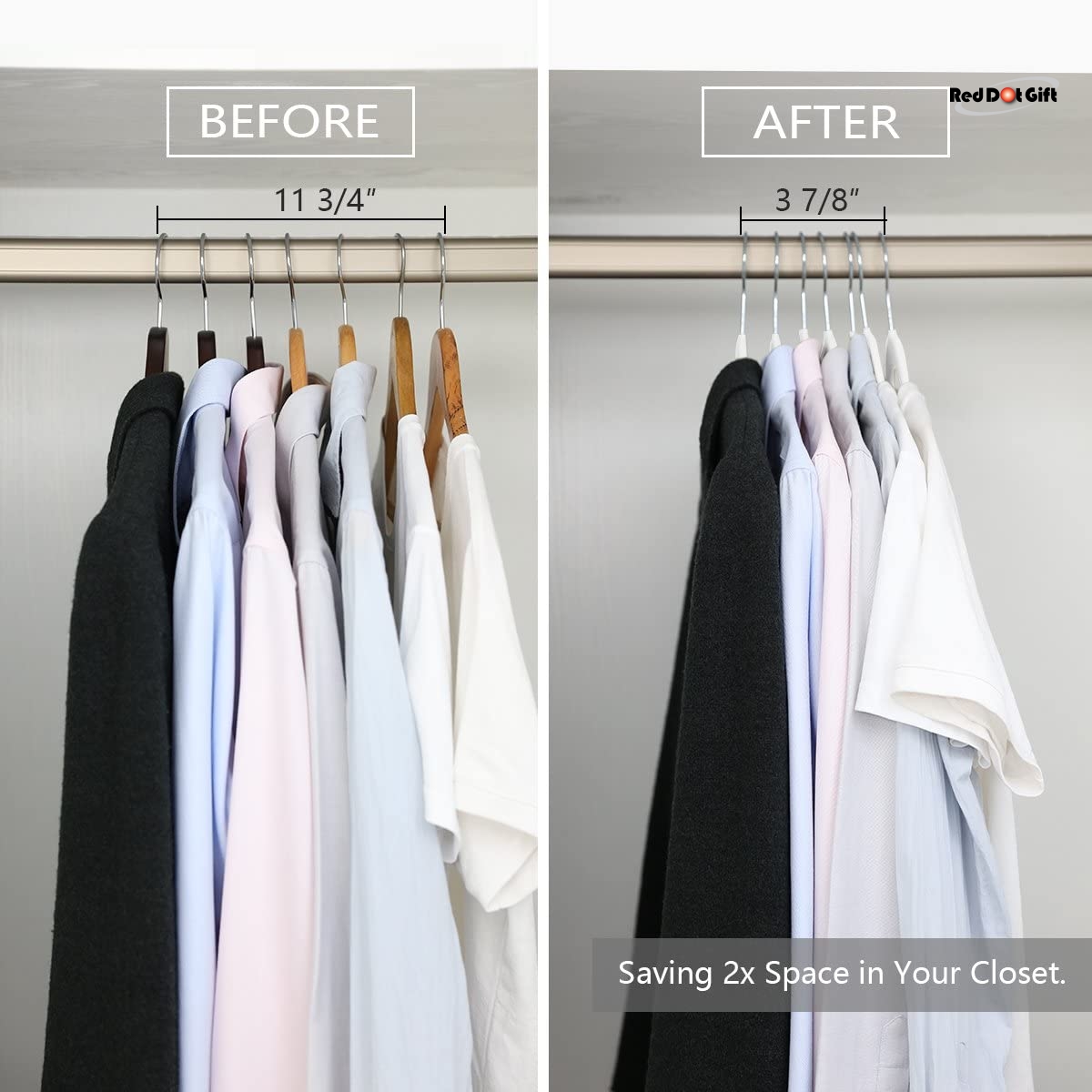 10 Adult Grey Velvet Hangers 42cm 360 No Slip Soft For Clothes Space Saving  Wardrobe Organizer