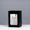 Gift Paper Bag with Window Item Code XZ0213# ( 3 sizes / 4 color available ) - Black