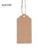 REDDOTGIFT Gift Tags ( 5 Color Options ),100Pcs Kraft Paper Tags with 10m Natural Jute Twine Craft Tags Labels Treats Tags for Wedding Christmas Day Thanksgiving… - Kraft FD#