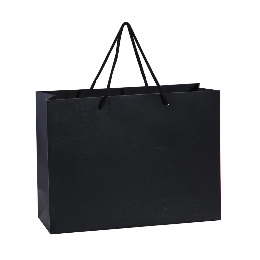 Black Plain Gift Bags Shopping Bag Party Favor Bags ( Available 3 Sizes ...