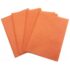 REDDOTGIFT® Tissue paper 25-sheets tissue paper Size: 50 * 75 cm wrapping DIY tissue 17 gram use for T Shirt,Dress , Abayas Wrapping. - Orange