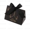 REDDOTGIFT Pack of 20 Ramadan Kareem Gift Boxes, Small Size Gift Boxes with Ribbon | (White/Black) - Black