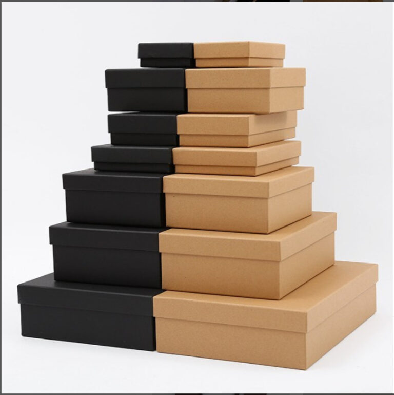 kraft Color Cardboard Boxes Using For Gifts Packaging