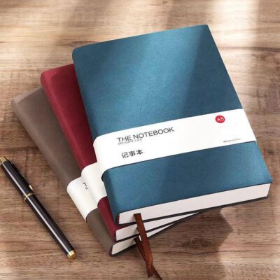 Premify A5 Notebook, 100 Sheets Journal Hardcover Executive Diary with Premium Thick Paper, with Magnetic Buckle for Office School Home.