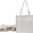 Red Dot Gift® Canvas Tote Bags H40x38x10cm with Long Handle Reusable Shopping Bag Eco-Friendly. - Beige*