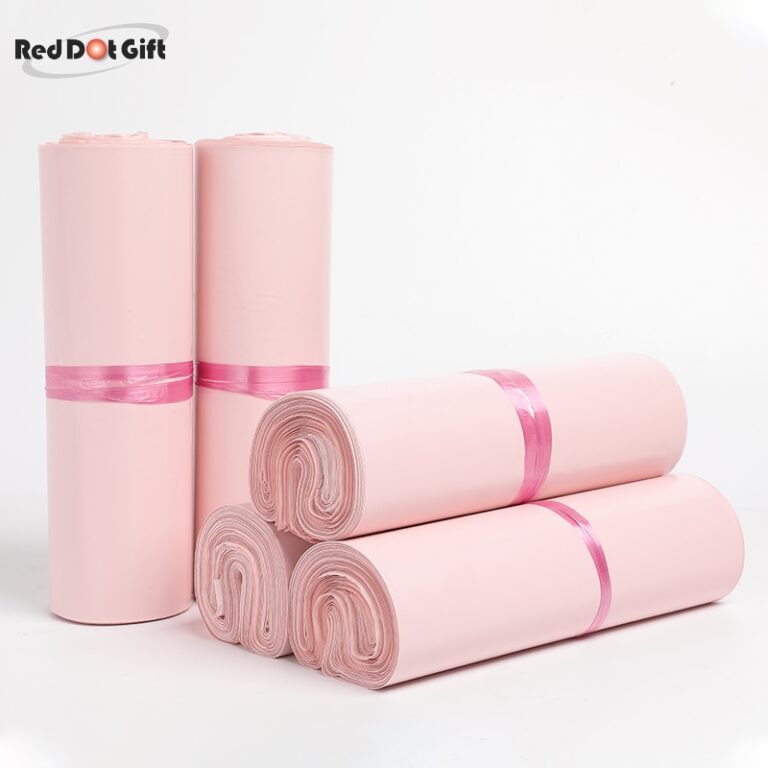 50pcs Baby Pink Plastic Envelope Bag ( 4 Sizes ) Matte Finishing Self-seal Adhesive Courier Storage Bags Plastic Poly Envelope Mailer Postal Shipping Mailing Bags