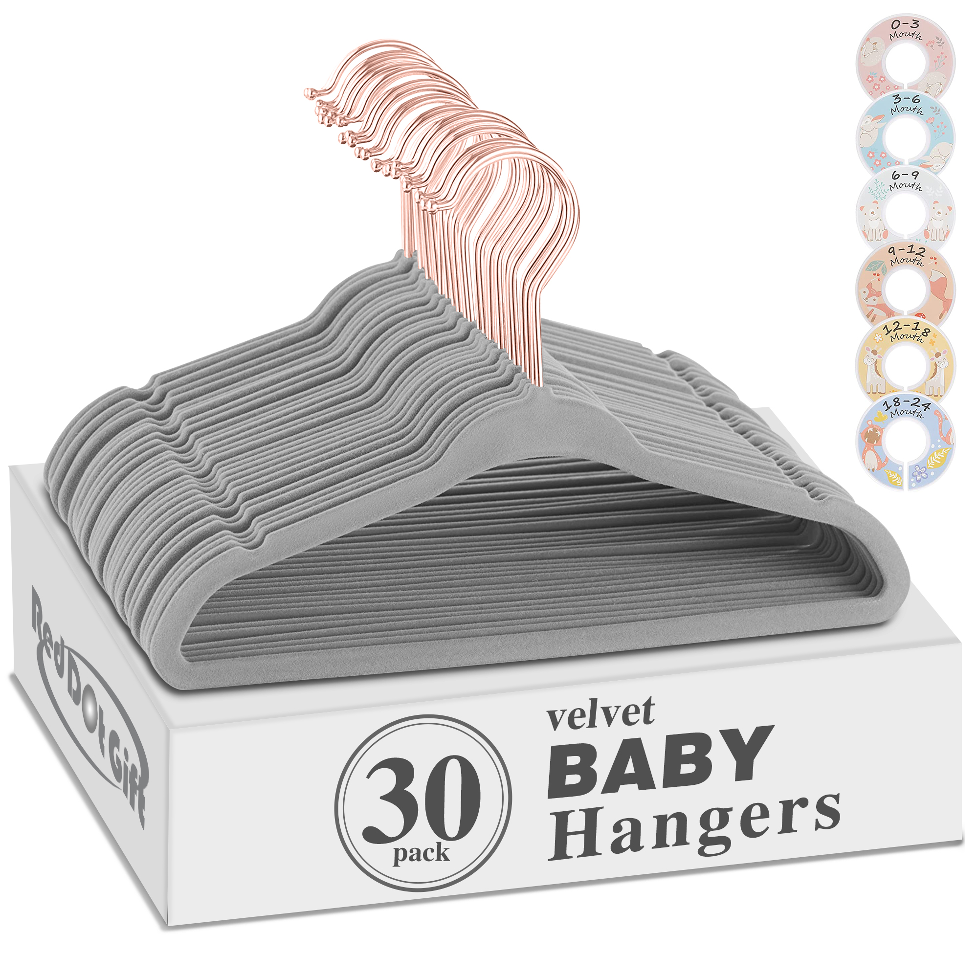 Baby store hangers grey